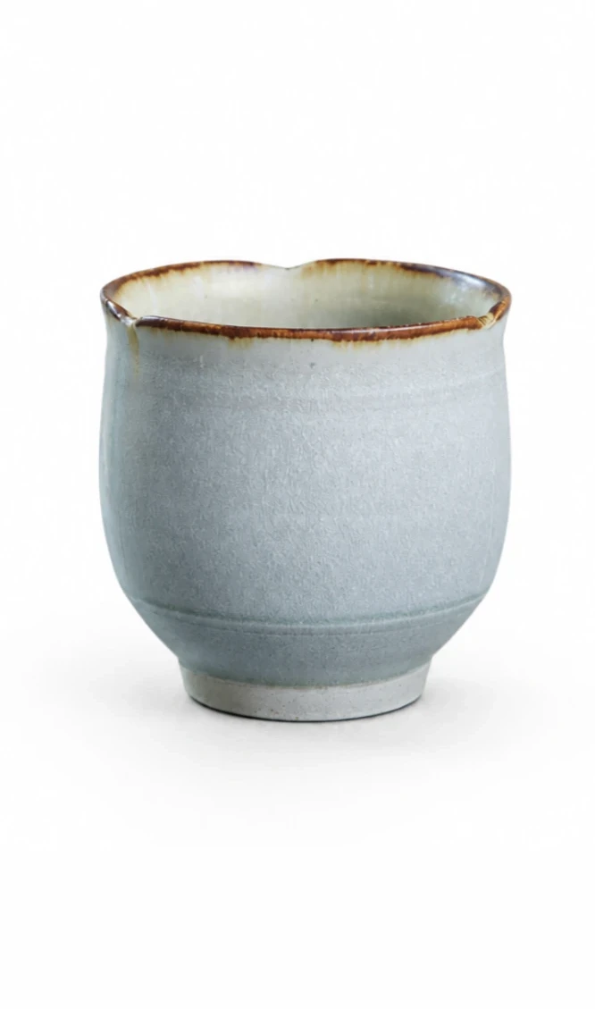 Pale blue Tea Bowl by Lucia Ocejo