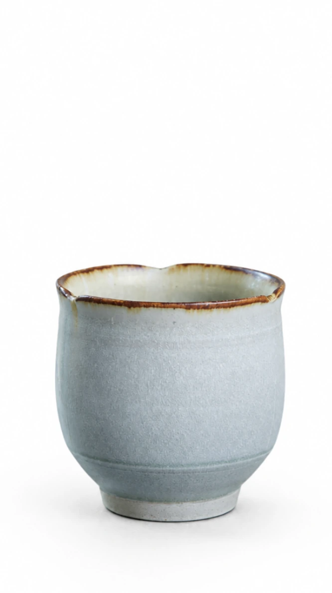Pale blue Tea Bowl by Lucia Ocejo